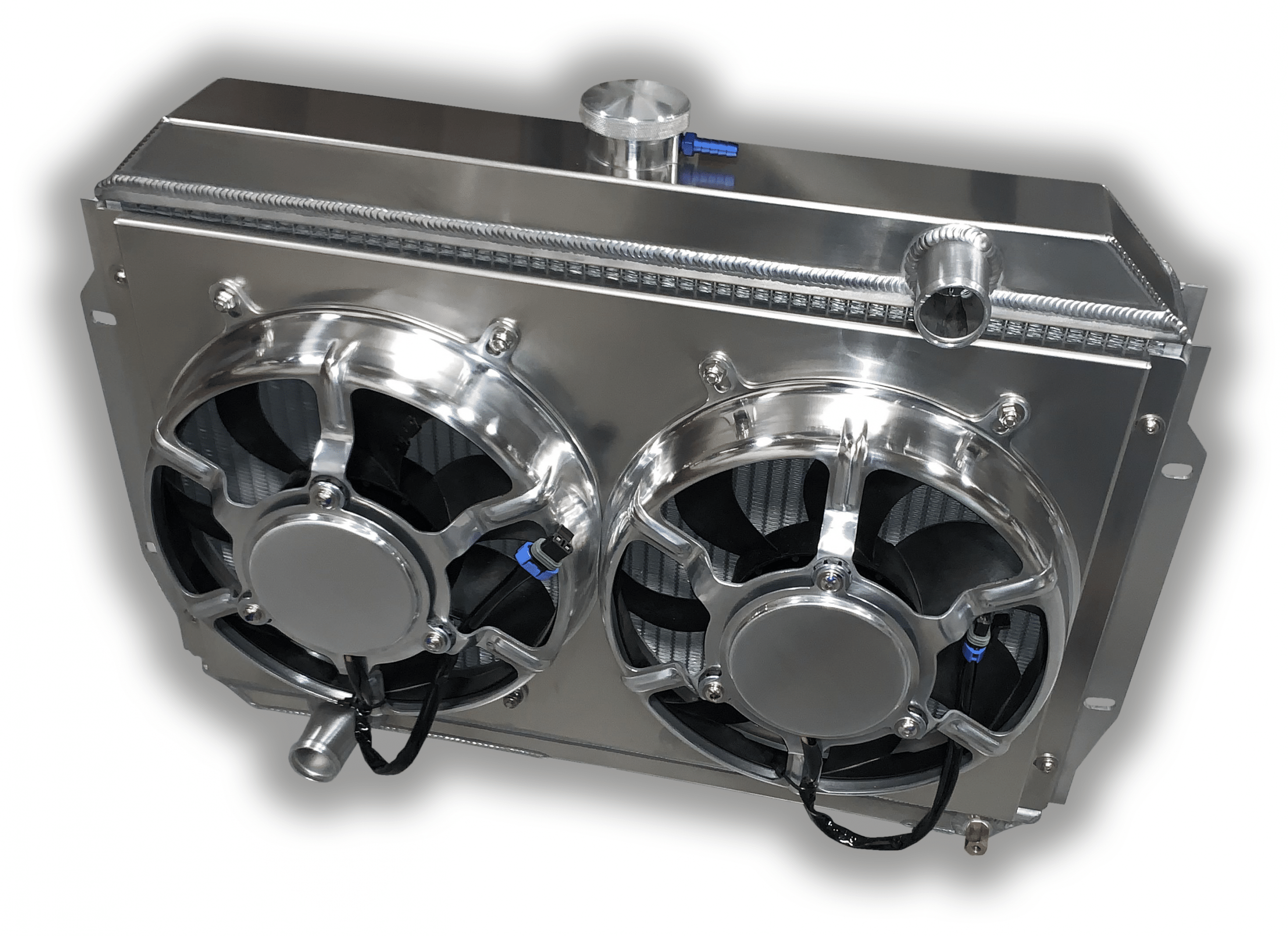 1968 – 1974 AMC Javelin/AMX Radiator With Dual HPX Fans