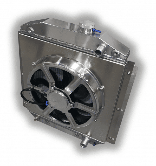 1949 – 1954 Chevy Truck LSX Conversion Aluminum Radiator – 16″ HPX Fan