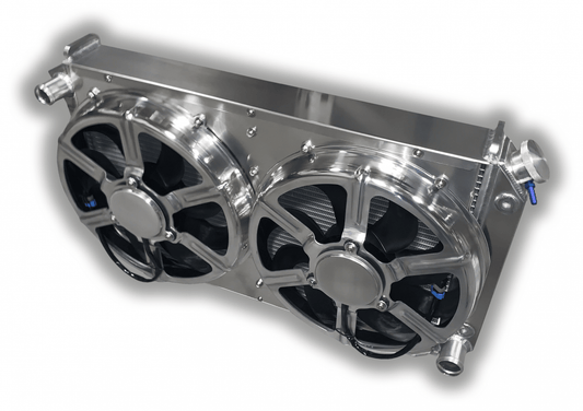 1968 – 1977 Buick 1000 Horsepower Cooling Power Radiator – Dual 16″ HPX Fans