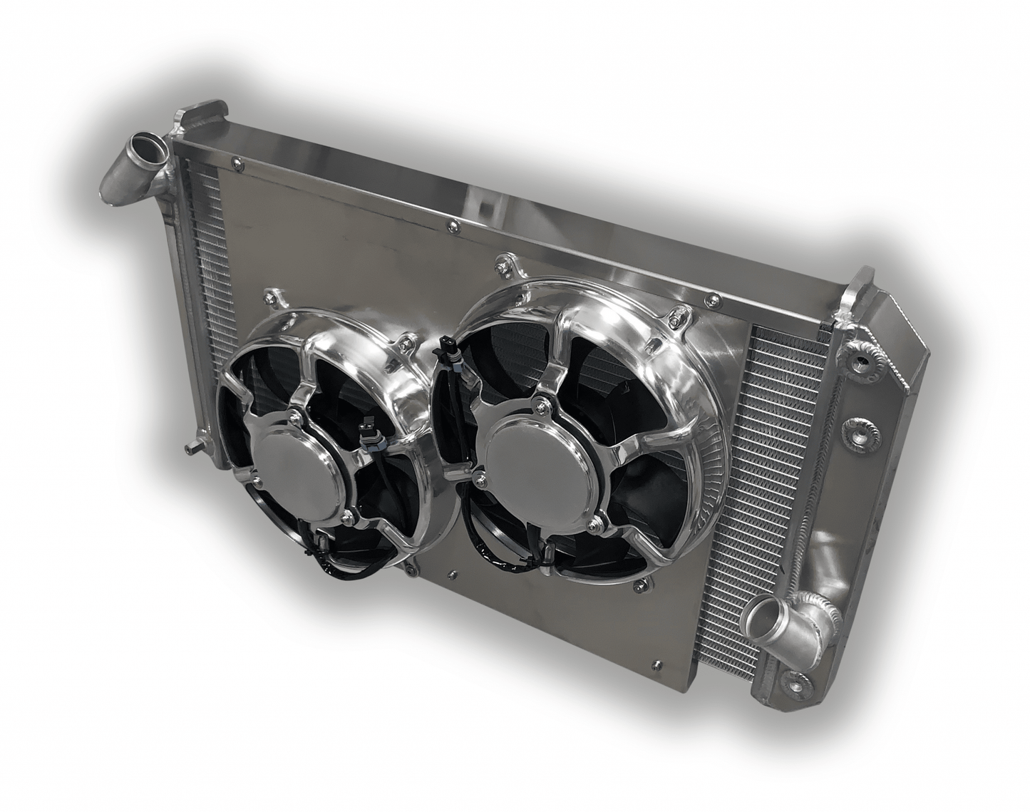 Corvette 1969 – 1972 Big Block Aluminum Radiator – Dual HPX Fans