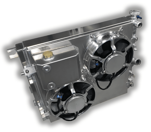 Jeep J/K Hemi Conversion Aluminum Radiator – Dual HPX Fans