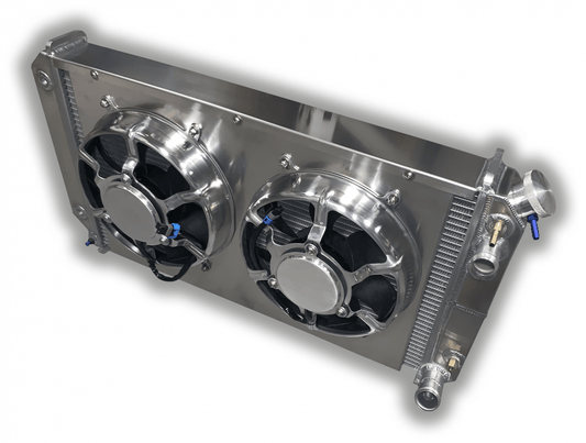 1967 – 1972 Chevy Pickup LSX LTX Conversion Radiator – Dual 12" HPX Fans
