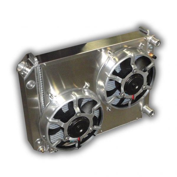 1968 – 1974 Nova LSX Conversion Radiator – Dual HPX Fans