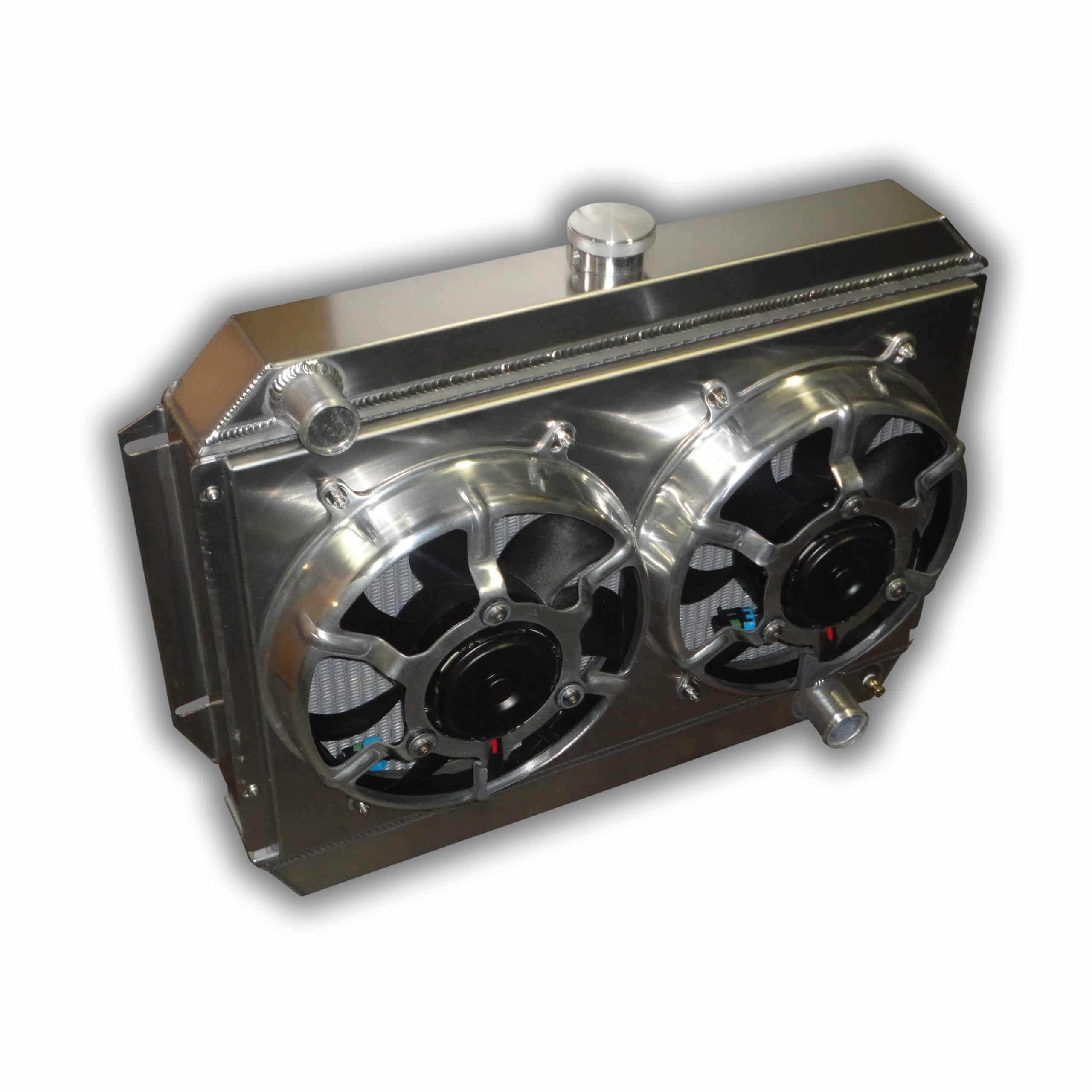 1959 – 1968 Impala – HIGH Horsepowe Aluminum Radiator -13HP Fans