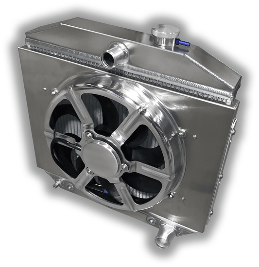 1955 – 1956 Chevy HD Radiator - 16" HPX 3300 CFM Fan