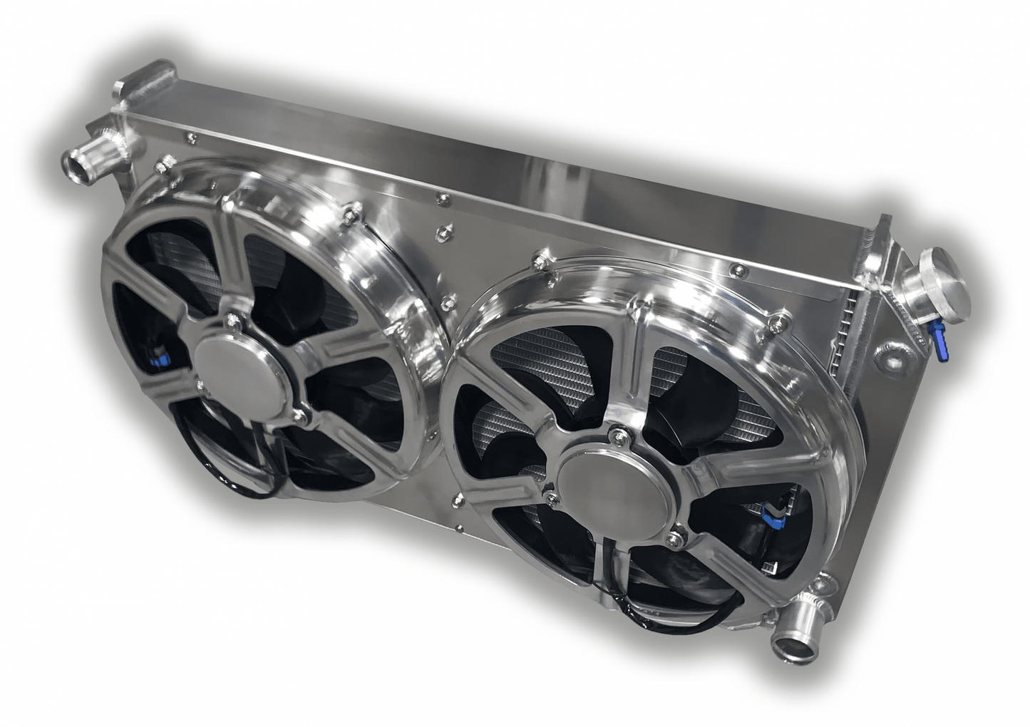 1968 – 1977 Cutlass 1000 Horsepower Cooling Power Radiator – Dual 16″ HPX Fans