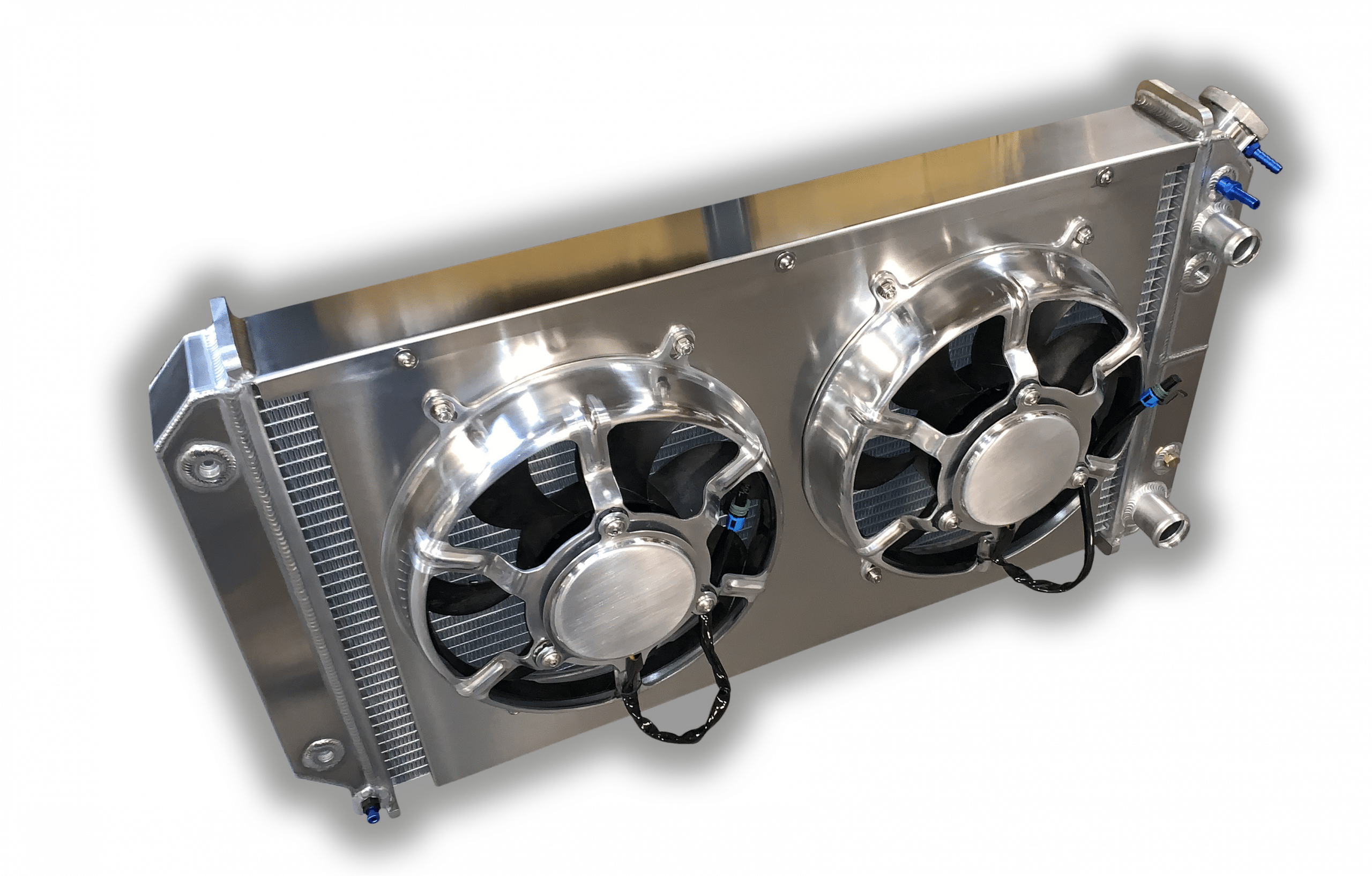 1968 – 1977 Skylark Aluminum LSX Conversion Radiator With Dual Fans An ...