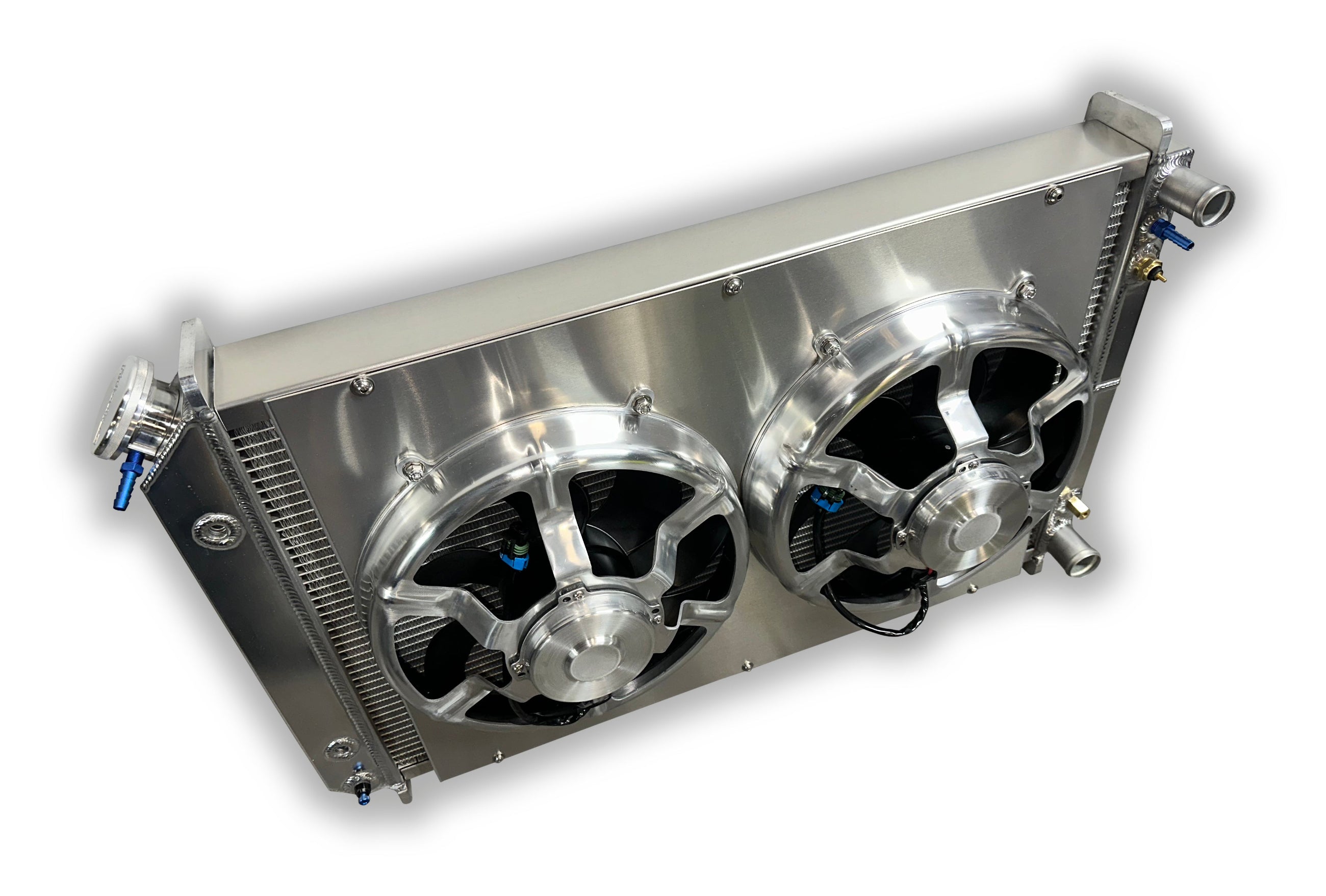 Entropy Radiator Fitment 1973 – 1987 Chevy Truck Pickup LSX LTX Conversion Radiator – Dual 12 ...