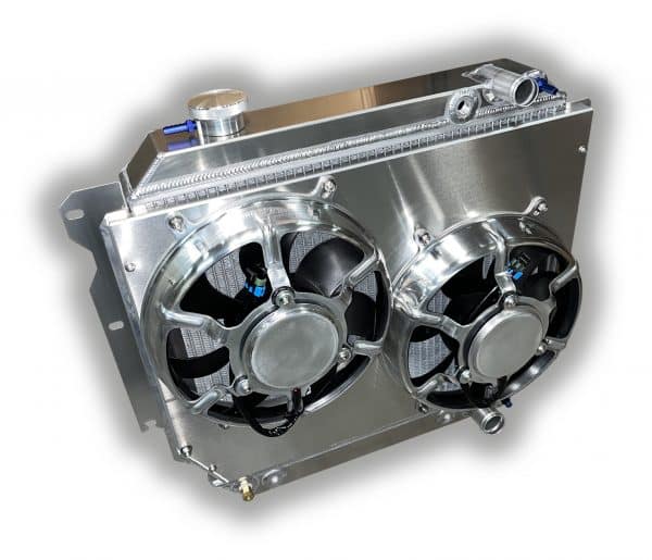 1987 – 2004 Jeep YJ/TJ Chevy LSX Conversion Radiator – Downflow – Dual ...