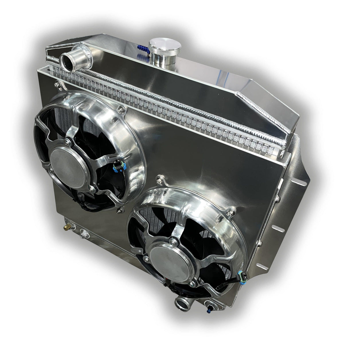 1960 – 1962 Chevy Apache Truck Aluminum Radiator – Dual Fans – Entropy ...