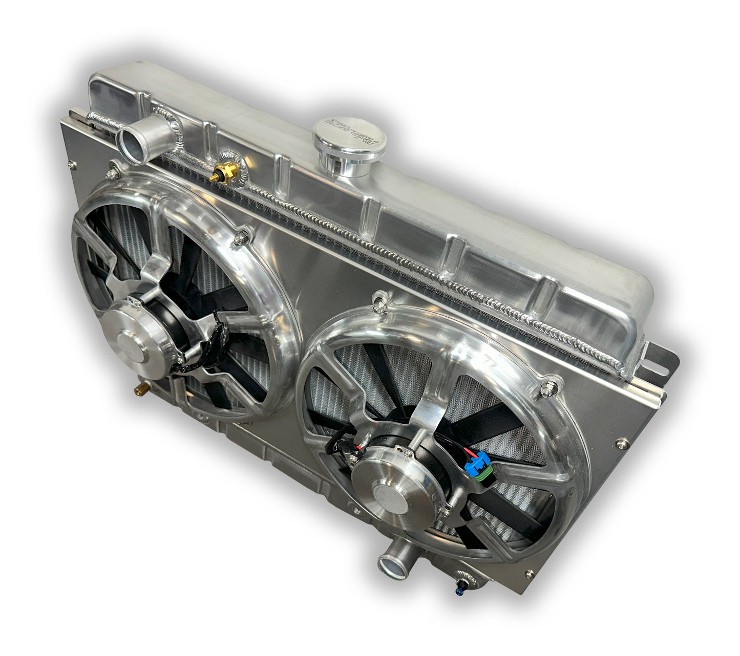1959 – 1968 Impala – HIGH Horsepower Aluminum Radiator – Classic Look - Dual 13-HP Fans