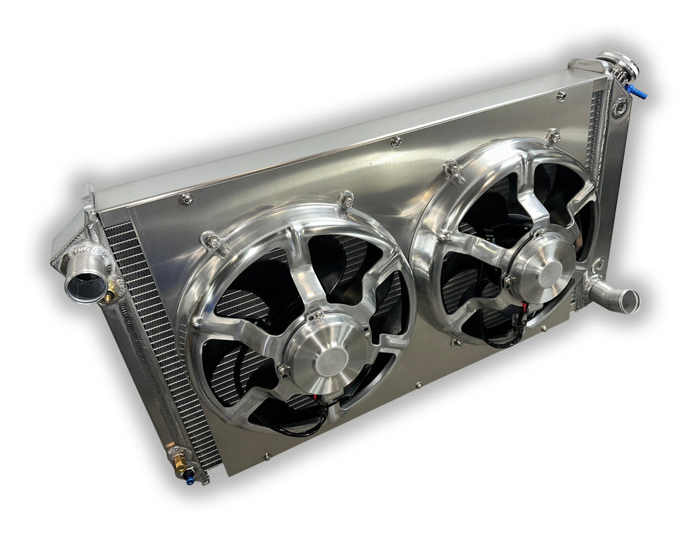 1967 – 1972 Chevy Pickup Aluminum Radiator – Dual 12