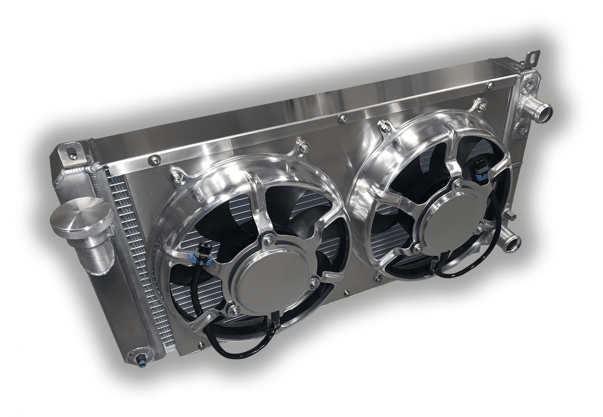 S10 LSX Conversion Radiator – Dual HPX Fans – Entropy Radiator